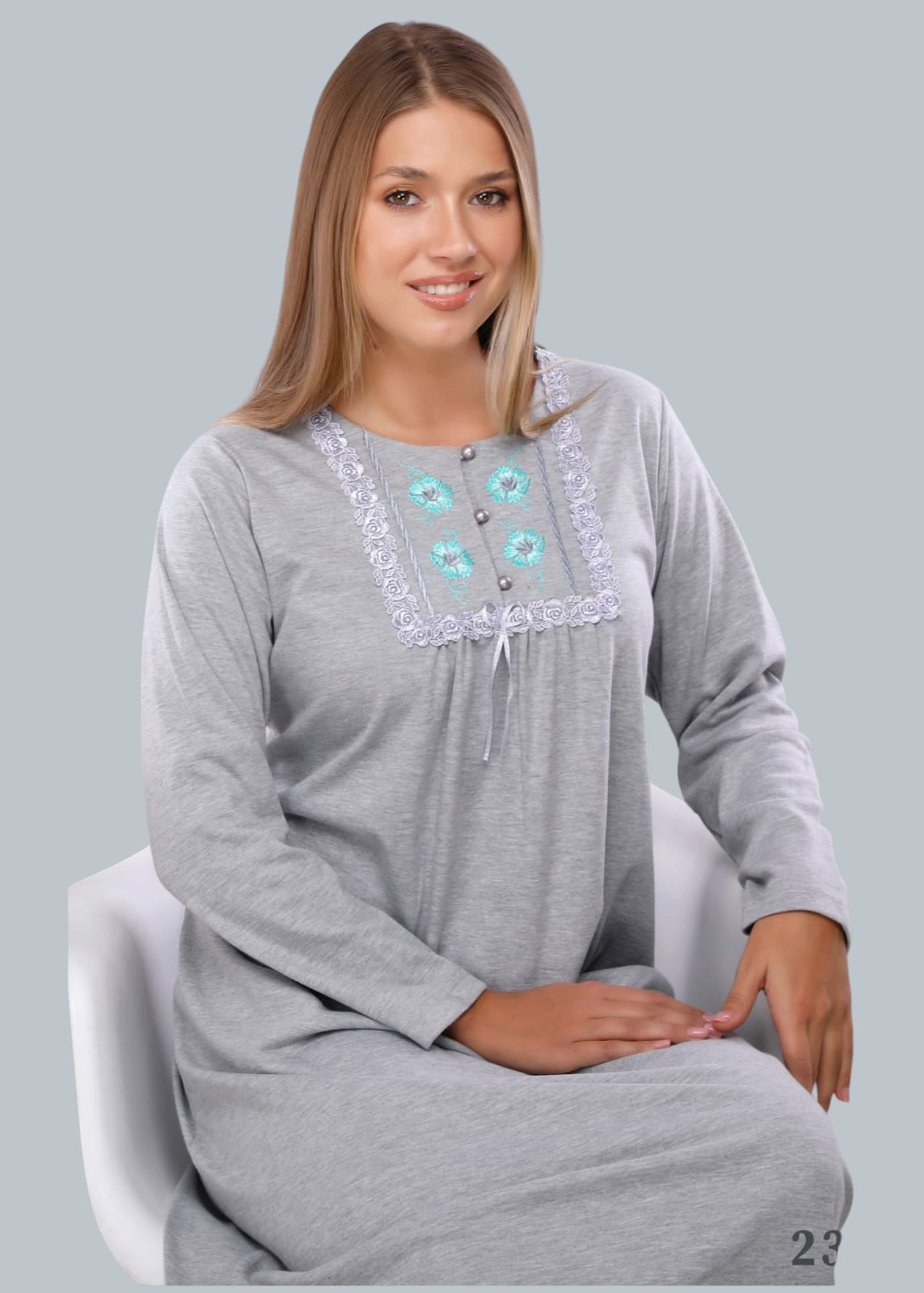 فستان سيمفونية الورود المنزلي 2382